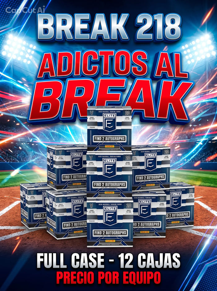 BREAK #218 CASE ELITE HOBBY BOX MLB 2026 (12 CAJAS)