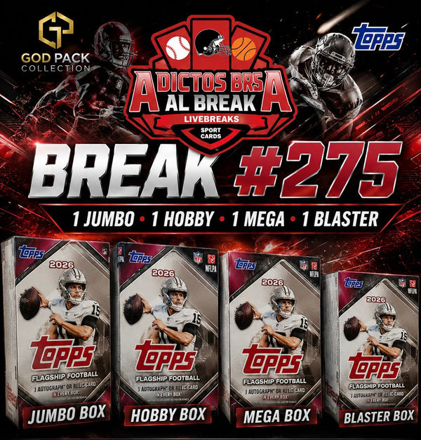 BREAK #275 : 1 JUMBO +1 HOBBY + 1 MEGA + 1 BLASTER FLAGSHIP 2026