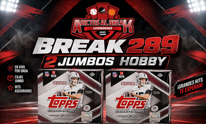 BREAK #289 :  2 JUMBO HOBBY FLAGSHIP NFL 2026