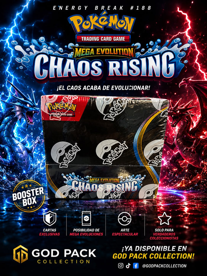 ENERGY BREAK #188 · Pokémon Chaos Rising · Booster Box