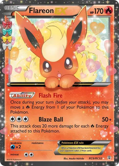 Flareon EX - Generations: Radiant Collection (Ultra Rare)