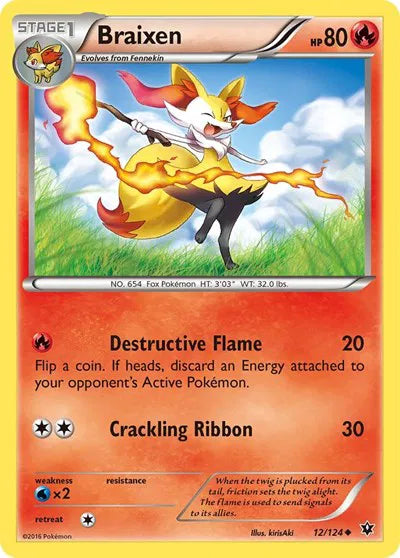 Braixen - Fates Collide — Single | God Pack Collection