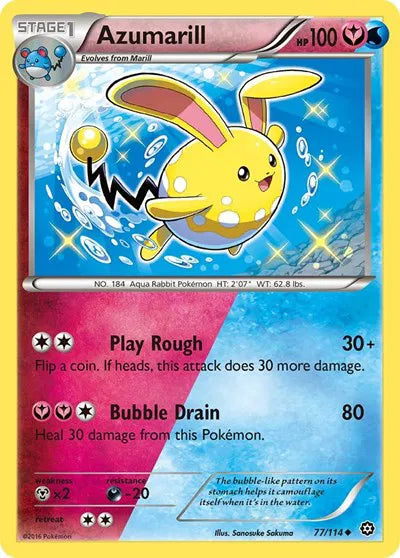 Azumarill - Steam Siege — Single | God Pack Collection