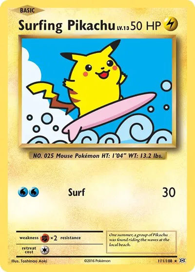 Surfing Pikachu - Evolutions