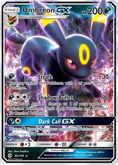 Umbreon GX - Sun & Moon Base Set (Ultra Rare)