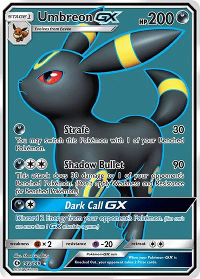 Umbreon GX (Full Art) - Sun & Moon Base Set (Ultra Rare)