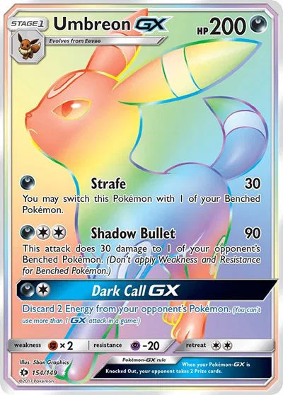 Umbreon GX (Secret) - Sun & Moon Base Set