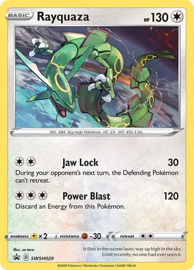 Rayquaza (Triple Blisters) - Sword & Shield Promo