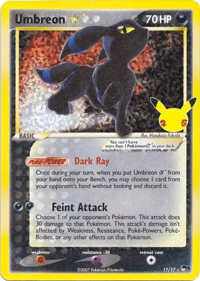 Umbreon Gold Star - Celebrations: Classic Collection