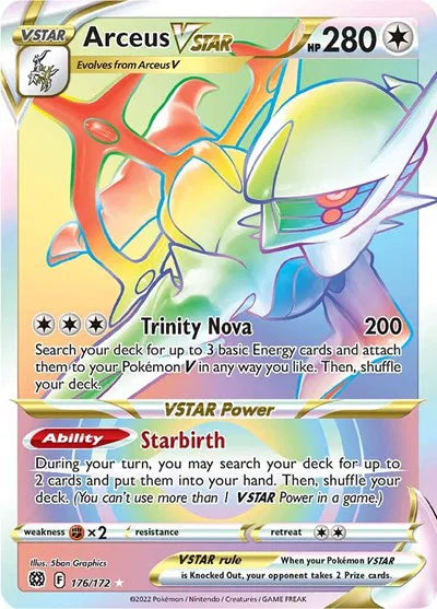 Arceus VSTAR (Secret) (176) - Brilliant Stars (Ultra Rare)