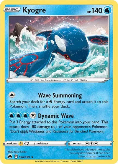 Kyogre - Crown Zenith