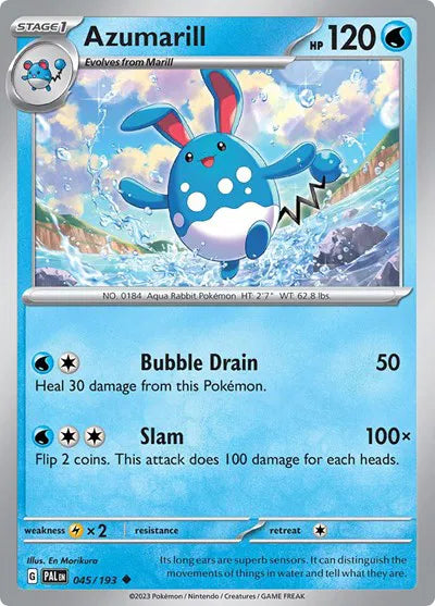 Azumarill - Paldea Evolved — Single | God Pack Collection