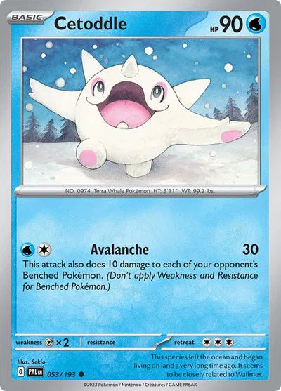 Cetoddle - Paldea Evolved