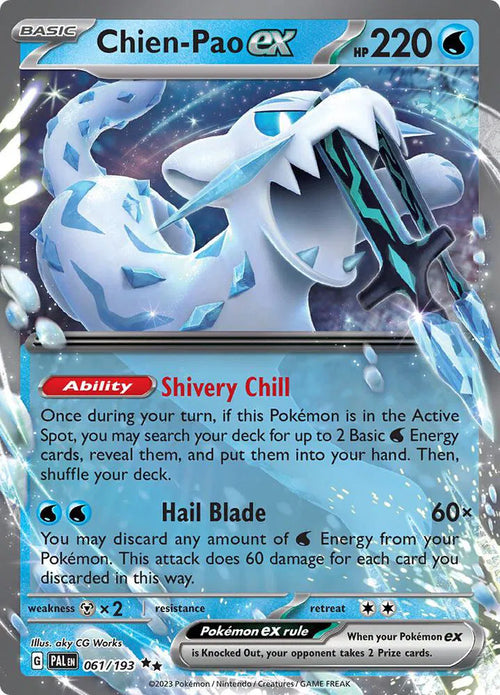 Chien-Pao ex - Paldea Evolved (Double Rare) — Single | God Pack Collection