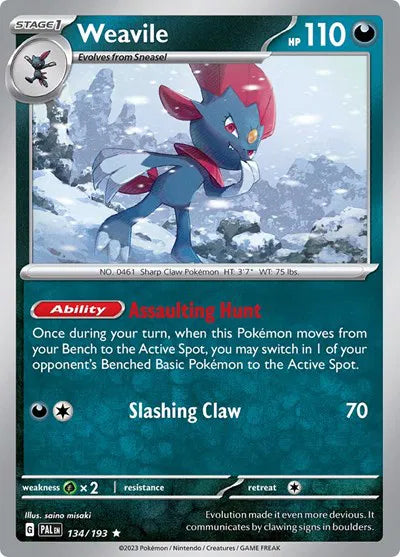Weavile - Paldea Evolved