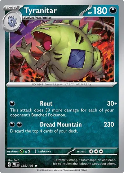 Tyranitar - Paldea Evolved