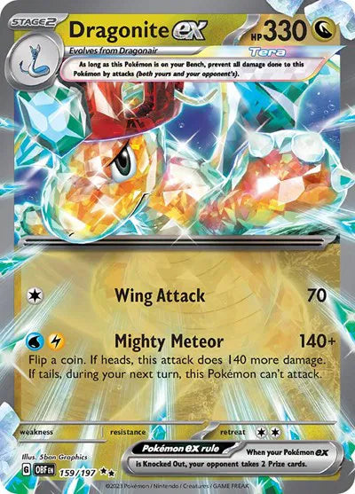 Dragonite ex - Obsidian Flames (Double Rare)