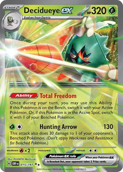 Decidueye ex - Obsidian Flames (Double Rare)
