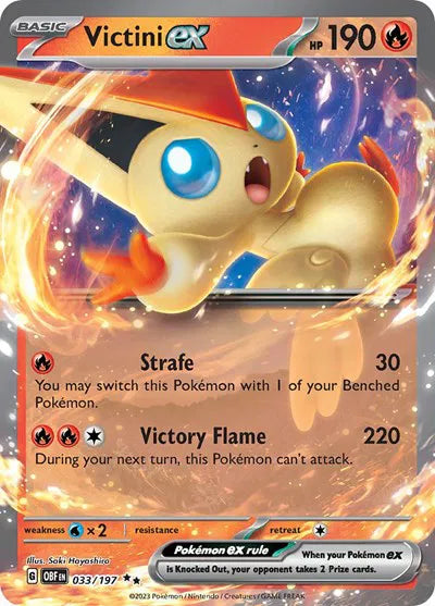 Victini ex - Obsidian Flames (Double Rare)