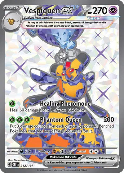 Vespiquen ex - Obsidian Flames (Ultra Rare)