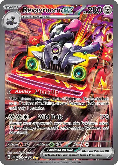 Revavroom ex - Obsidian Flames (Special Illustration Rare)