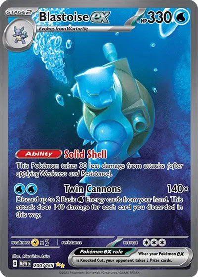 Blastoise ex - SV: 151 (Special Illustration Rare)