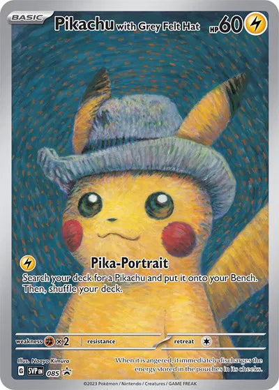 Pikachu with Grey Felt Hat - Scarlet & Violet Promo