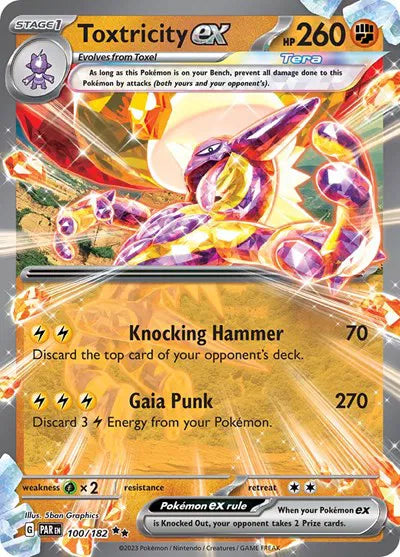 Toxtricity ex - Paradox Rift (Double Rare)