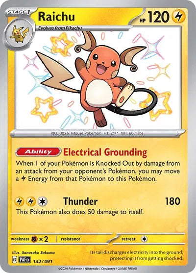 Raichu - Paldean Fates