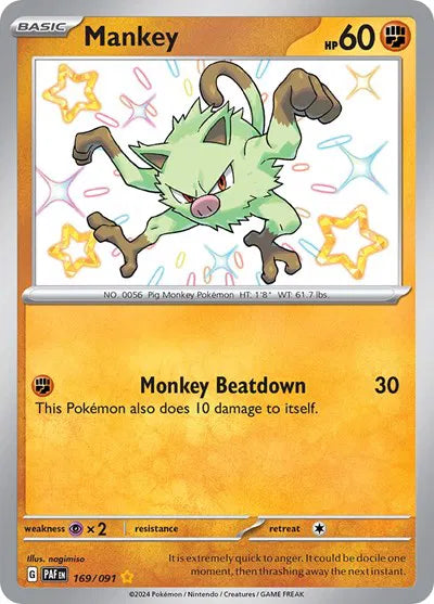 Mankey - Paldean Fates