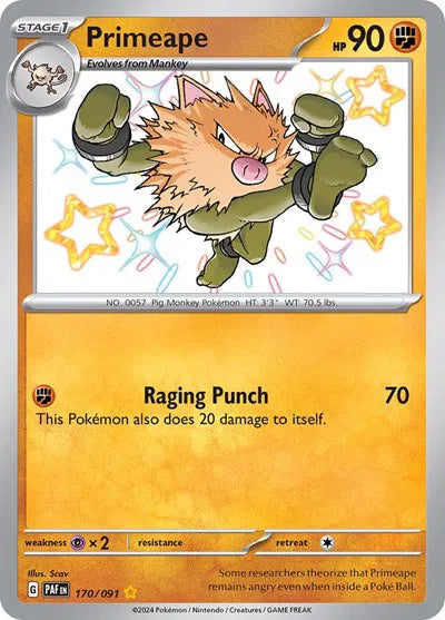 Primeape - Paldean Fates