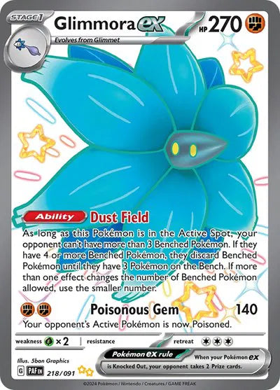 Glimmora ex - Paldean Fates