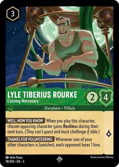 Lyle Tiberius Rourke - Cunning Mercenary - Into the Inklands (Super Rare)