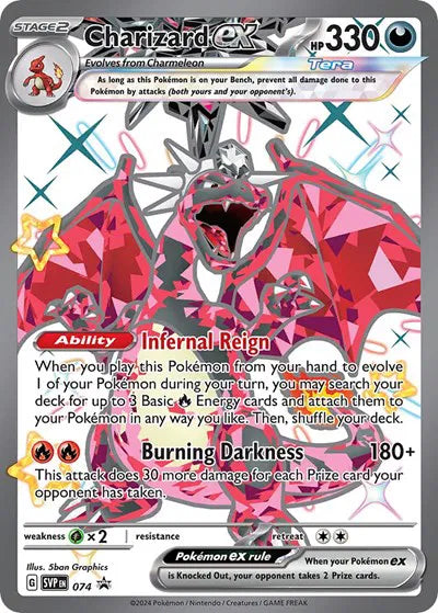 Charizard ex - Scarlet & Violet Promo (074 Holo) — Single | God Pack Collection