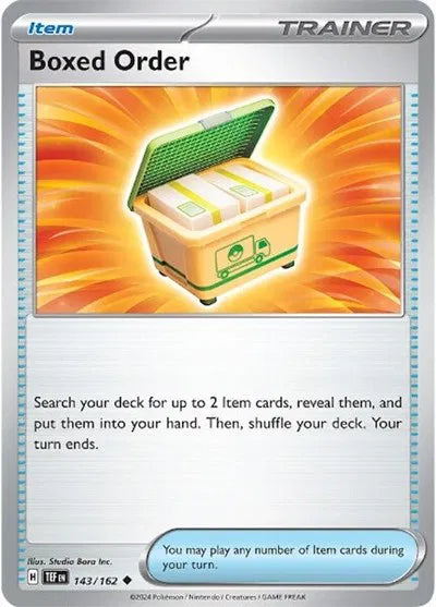 Boxed Order - Temporal Forces