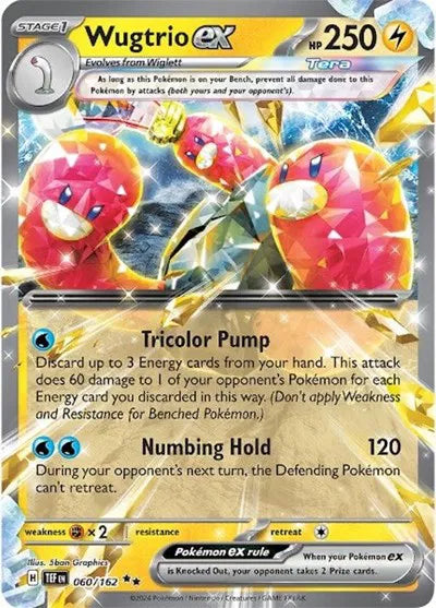 Wugtrio ex - Temporal Forces (Double Rare)