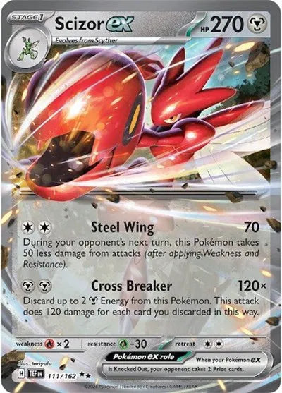 Scizor ex - Temporal Forces (Double Rare)
