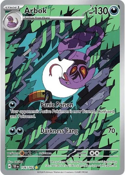 Arbok - Temporal Forces (Illustration Rare)
