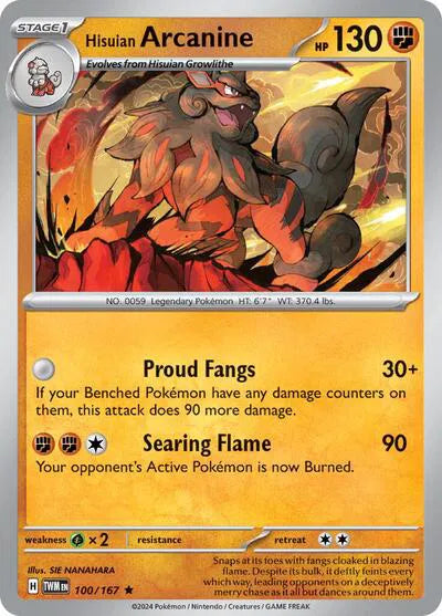 Hisuian Arcanine - Twilight Masquerade