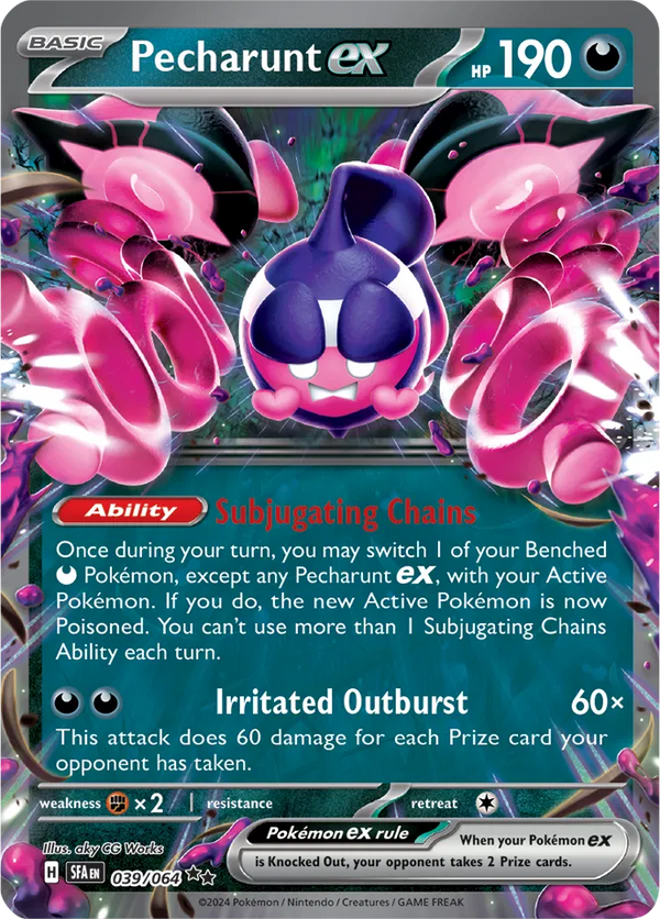 Pecharunt ex - Shrouded Fable (Double Rare, 039/064 Holo)