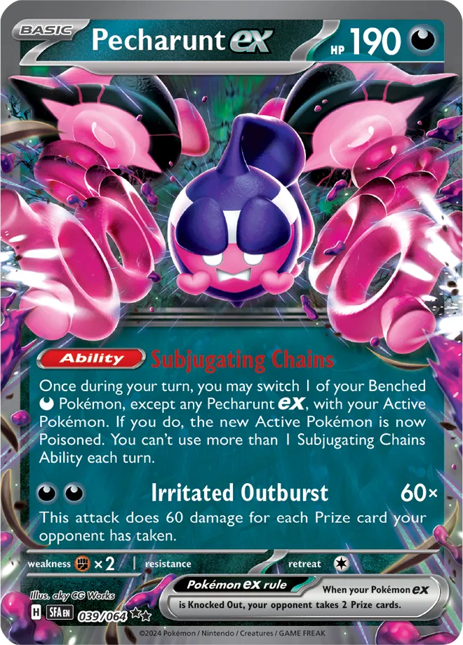 Pecharunt ex - Shrouded Fable (Double Rare, 039/064 Holo)