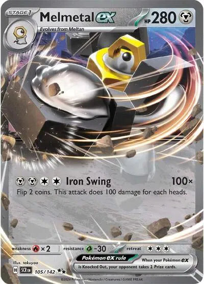 Melmetal ex - Stellar Crown (Double Rare)