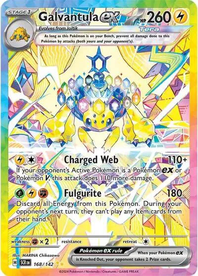 Galvantula ex - Stellar Crown (Special Illustration Rare, 168/142 Holo)