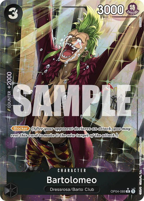 Bartolomeo (OP04-089) (Alternate Art) - Premium Booster — Single | God Pack Collection