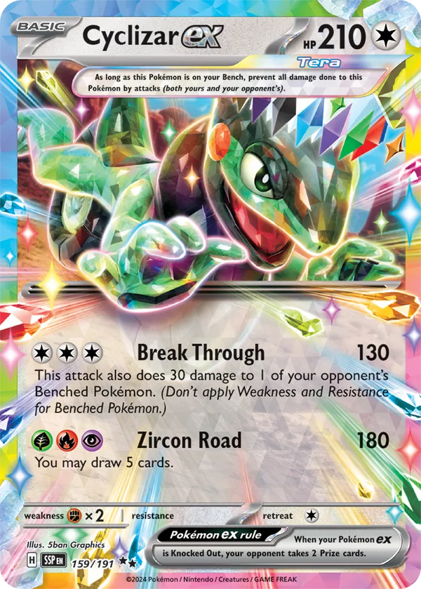Cyclizar ex - Surging Sparks (Double Rare)