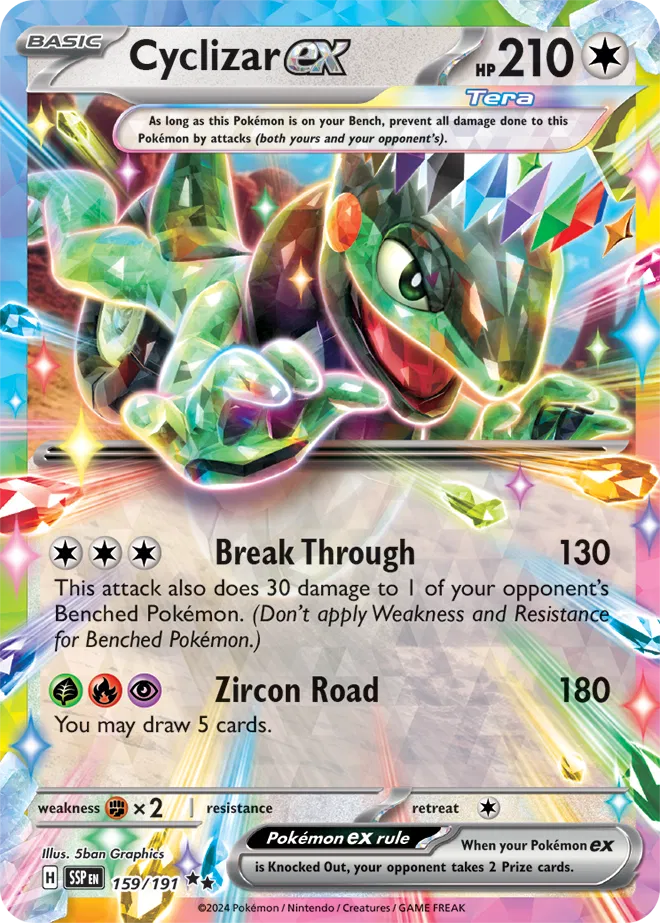 Cyclizar ex - Surging Sparks (Double Rare)