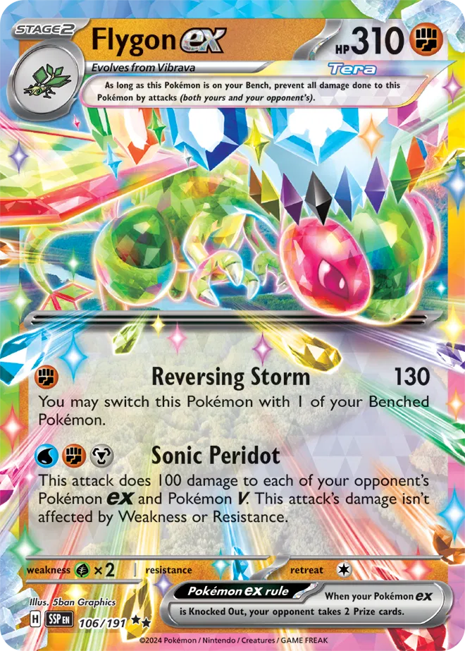 Flygon ex - Surging Sparks (Double Rare)