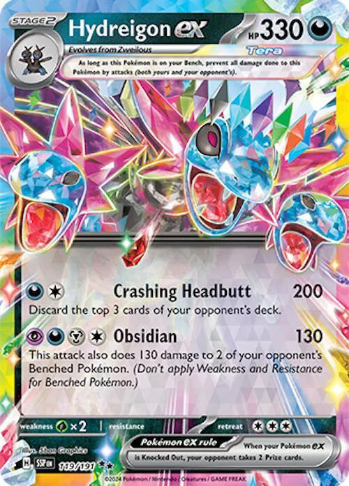 Hydreigon ex - Surging Sparks (Double Rare, 119/191 Holo)