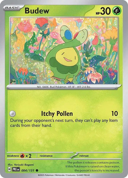 Budew - Prismatic Evolutions — Single | God Pack Collection