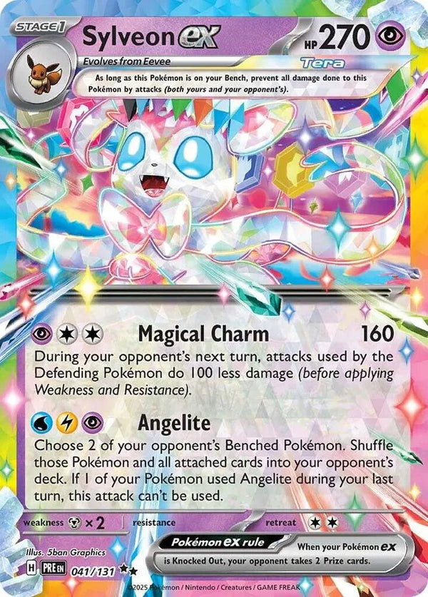 Sylveon ex - Prismatic Evolutions (Double Rare, 041/131 Holo)